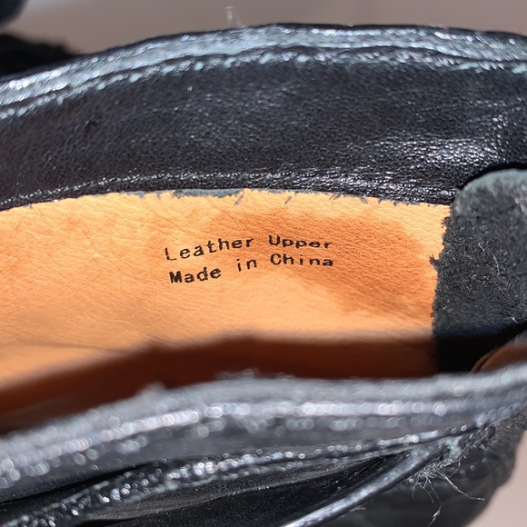 L.A.M.B. Platform Leather Heels 8.5 Strappy Lace-Up (worn once) - Picture 5 of 7